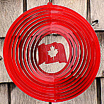 Canadian Flag Spinner
